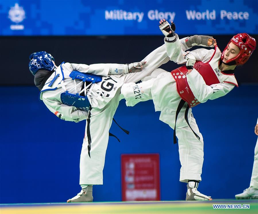 (SP)CHINA-WUHAN-7TH MILITARY WORLD GAMES-TAEKWONDO