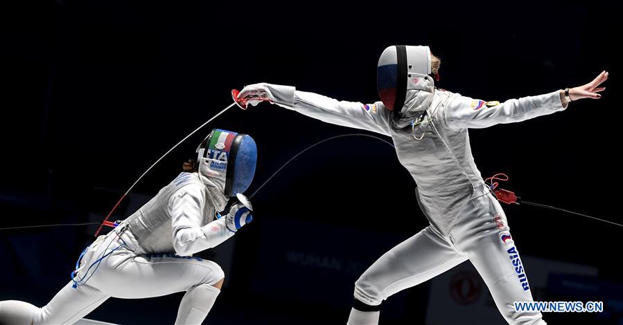(SP)CHINA-WUHAN-7TH MILITARY WORLD GAMES-FENCING(CN)