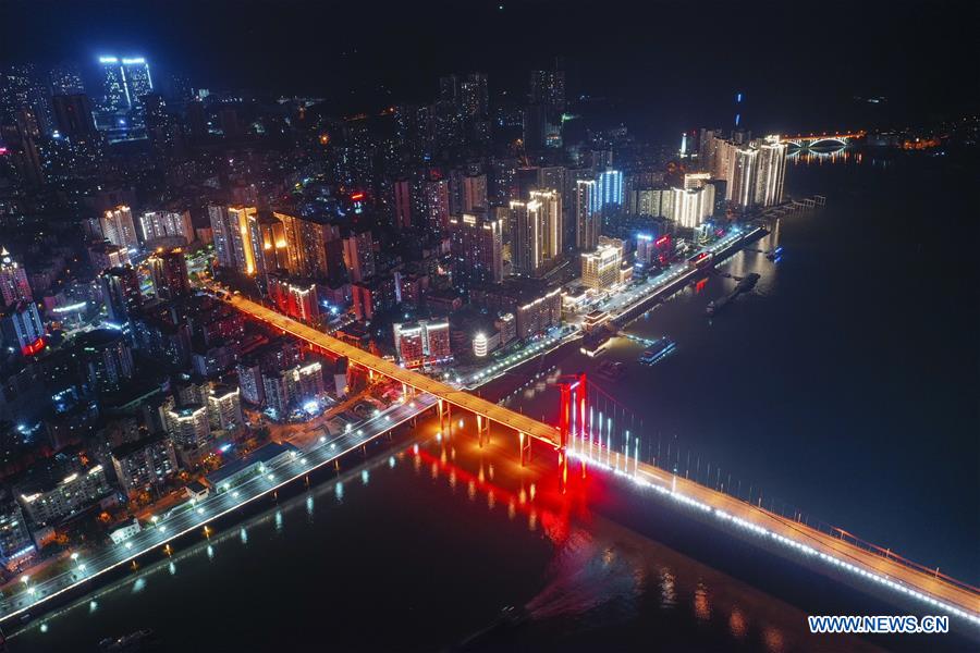 CHINA-CHONGQING-THREE GORGES RESERVOIR-YANGTZE RIVER-NIGHT VIEW (CN)