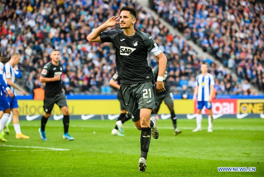 (SP)GERMANY-BERLIN-SOCCER-BUNDESLIGA-HOFFENHEIM VS HERTHA