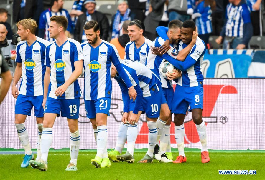 (SP)GERMANY-BERLIN-SOCCER-BUNDESLIGA-HOFFENHEIM VS HERTHA