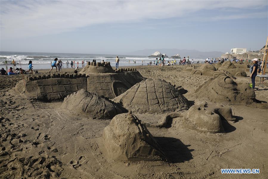 U.S.-SAN FRANCISCO-SANDCASTLE-COMPETITION