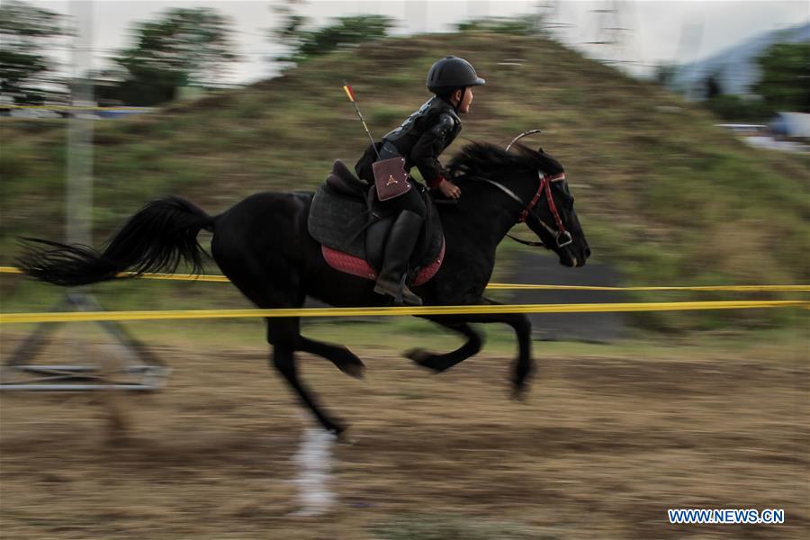 INDONESIA-MALANG-HORSEBACK ARCHERY-TOURNAMENT