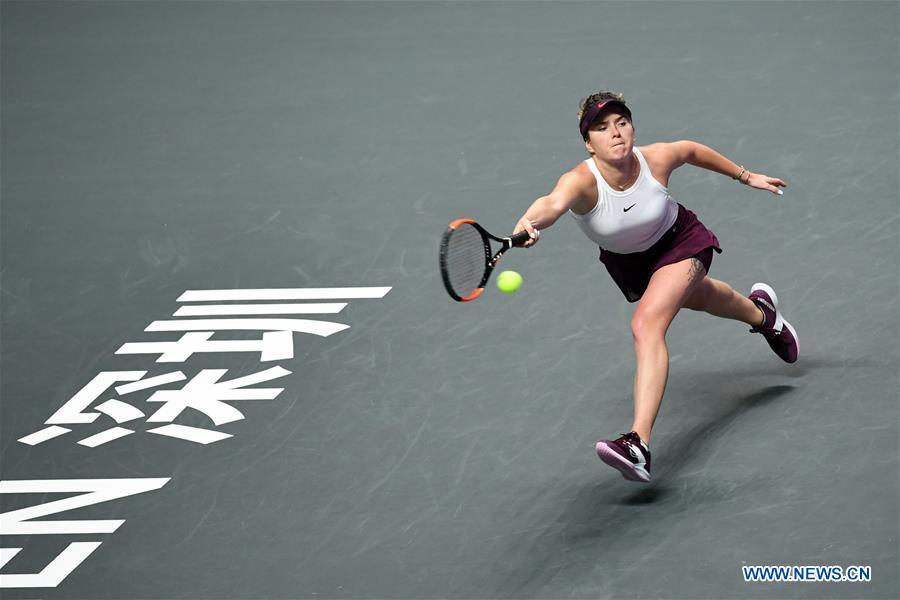 (SP)CHINA-SHENZHEN-TENNIS-WTA TOUR FINALS-SINGLES(CN)