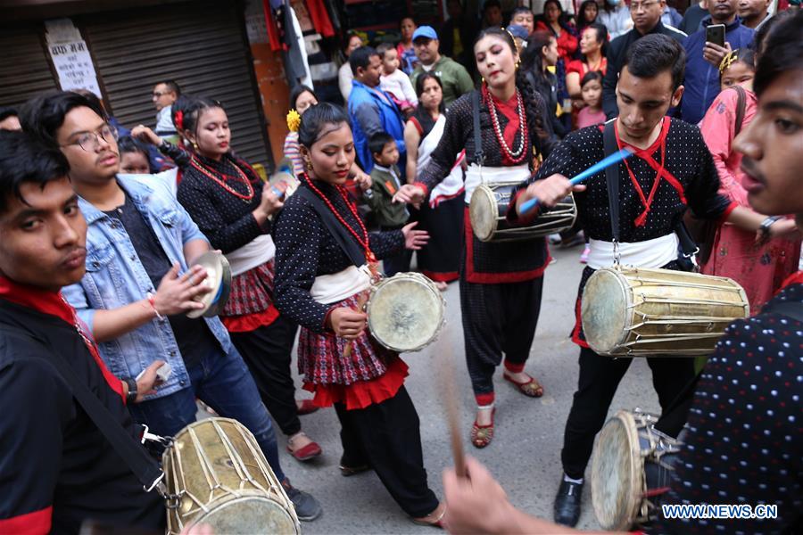 NEPAL-KATHMANDU-NEPAL SAMBAT NEW YEAR-CELEBRATION