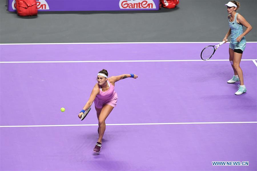 (SP)CHINA-SHENZHEN-TENNIS-WTA TOUR FINALS-DOUBLES (CN)