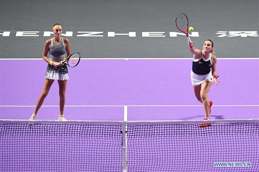 (SP)CHINA-SHENZHEN-TENNIS-WTA TOUR FINALS-DOUBLES(CN)