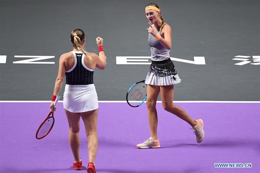 (SP)CHINA-SHENZHEN-TENNIS-WTA TOUR FINALS-DOUBLES(CN)