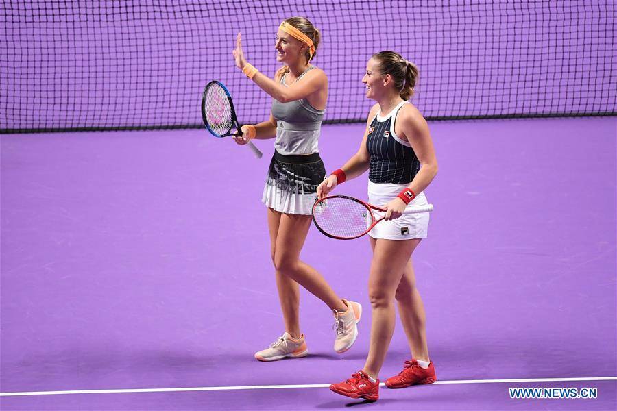 (SP)CHINA-SHENZHEN-TENNIS-WTA TOUR FINALS-DOUBLES(CN)