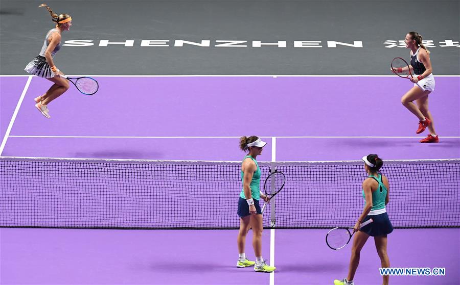 (SP)CHINA-SHENZHEN-TENNIS-WTA TOUR FINALS-DOUBLES(CN)