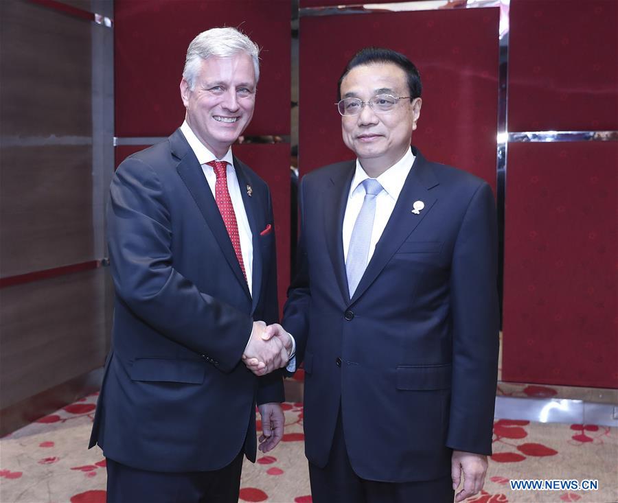 THAILAND-BANGKOK-CHINA-LI KEQIANG-U.S.-ROBERT O'BRIEN-MEETING