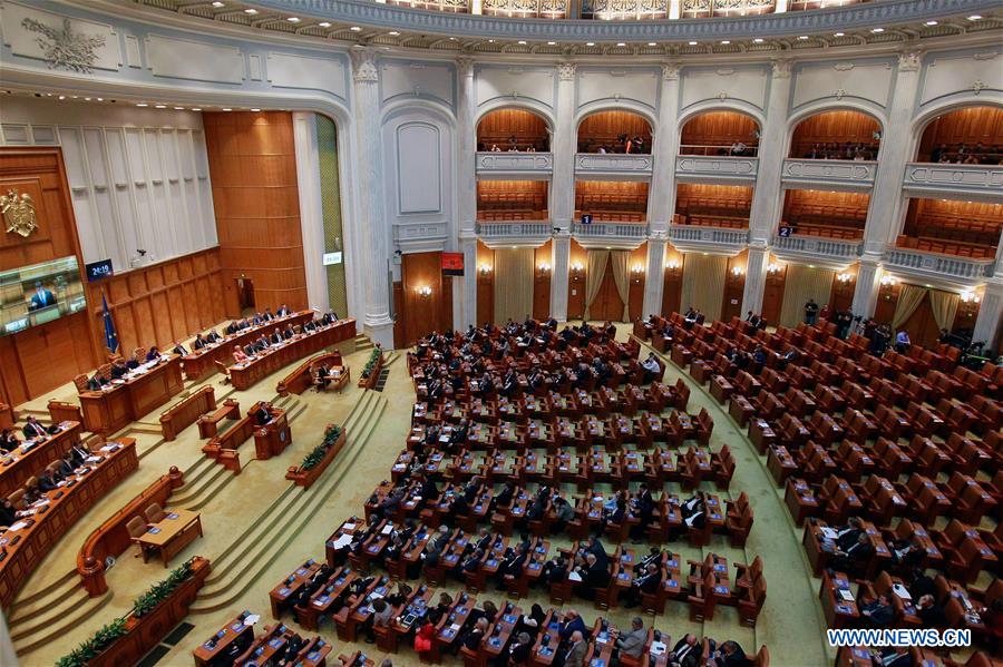 ROMANIA-BUCHAREST-NATIONAL LIBERAL GOVERNMENT-VOTE OF CONFIDENCE