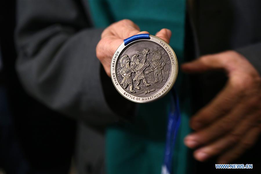 (SP)GREECE-ATHENS-MARATHON-MEDAL-PRESENTATION