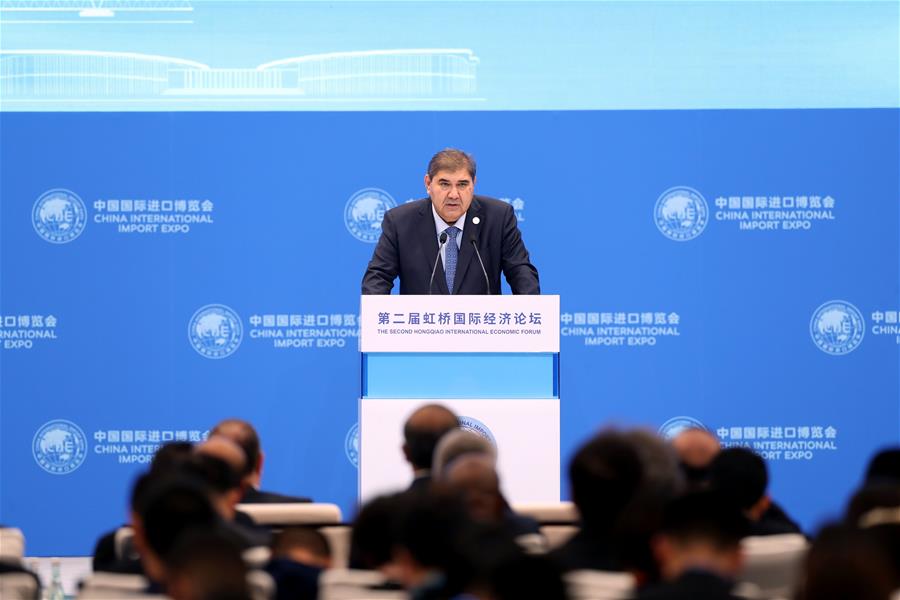 (CIIE)CHINA-SHANGHAI-HONGQIAO-FORUM-PARALLEL SESSION-FREE TRADE (CN)