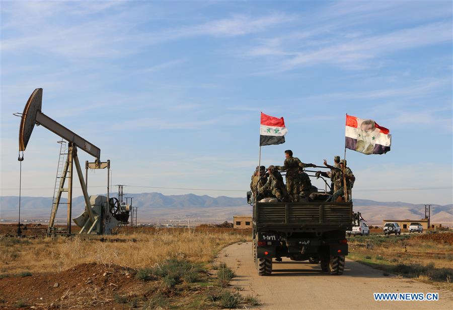 SYRIA-HASAKAH-ARMY-DEPLOYMENT-OIL FIELDS