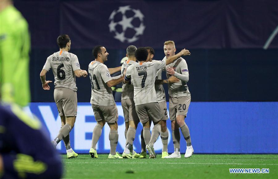 (SP)CROATIA-ZAGREB-SOCCER-UEFA CHAMPIONS LEAGUE-DINAMO ZAGREB VS SHAKHTAR DONETSK