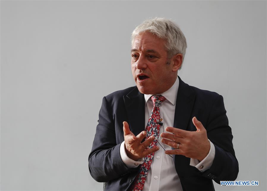 (PORTRAITS)BRITAIN-LONDON-JOHN BERCOW-FPA BRIEFING