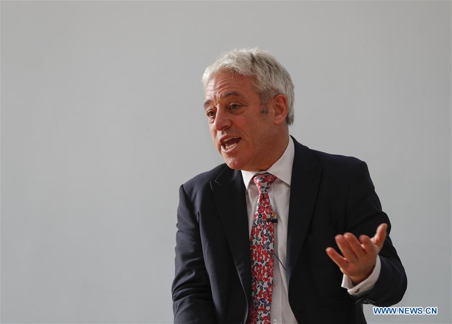 (PORTRAITS)BRITAIN-LONDON-JOHN BERCOW-FPA BRIEFING