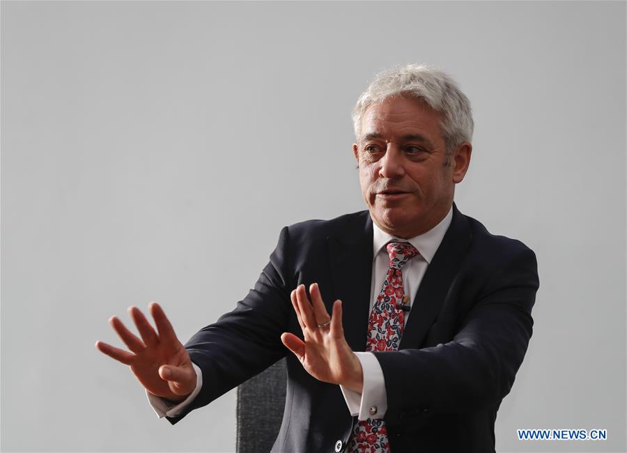 (PORTRAITS)BRITAIN-LONDON-JOHN BERCOW-FPA BRIEFING