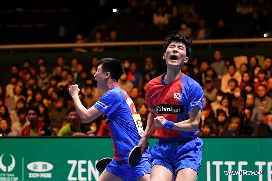 (SP)JAPAN-TOKYO-TABLE TENNIS-ITTF TEAM WORLD CUP