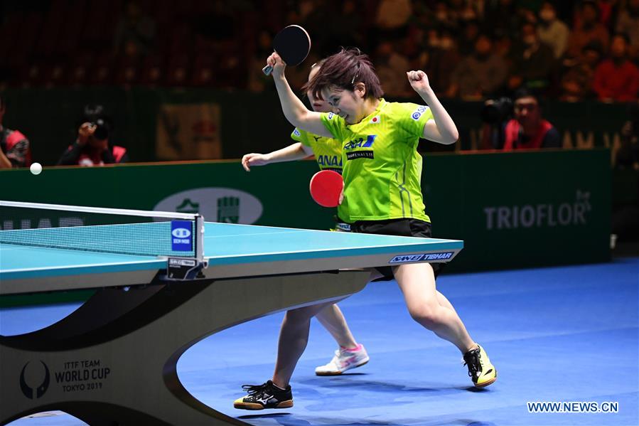 (SP)JAPAN-TOKYO-TABLE TENNIS-ITTF TEAM WORLD CUP