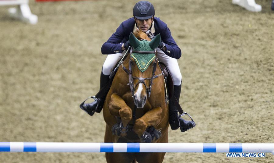 In pics Longines FEI World Cup Jumping Toronto 2019 Xinhua