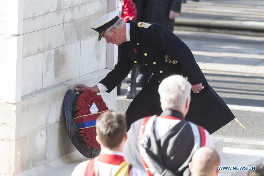 BRITAIN-LONDON-REMEMBRANCE SUNDAY-SERVICE