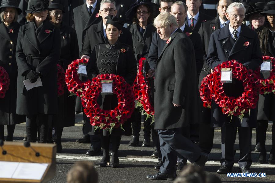 BRITAIN-LONDON-REMEMBRANCE SUNDAY-SERVICE