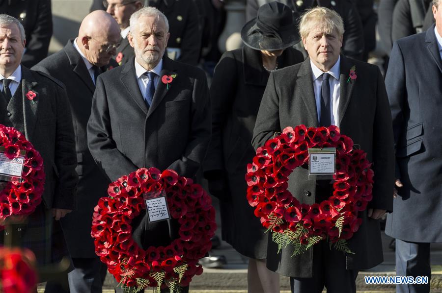 BRITAIN-LONDON-REMEMBRANCE SUNDAY-SERVICE