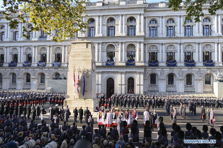 BRITAIN-LONDON-REMEMBRANCE SUNDAY-SERVICE