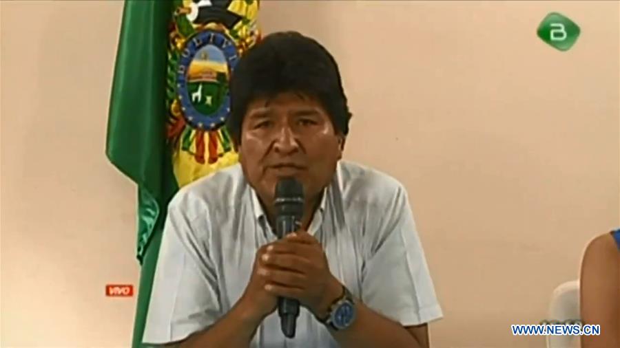 BOLIVIA-LA PAZ-MORALES-RESIGNATION