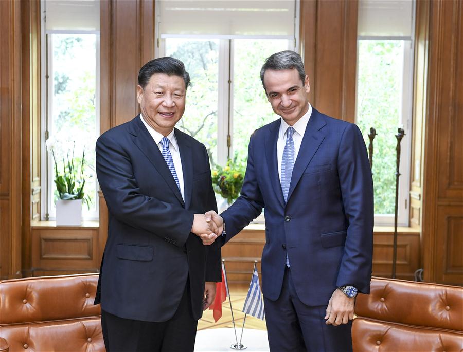 Xi Calls for Strengthening China-Greece Practical Cooperation