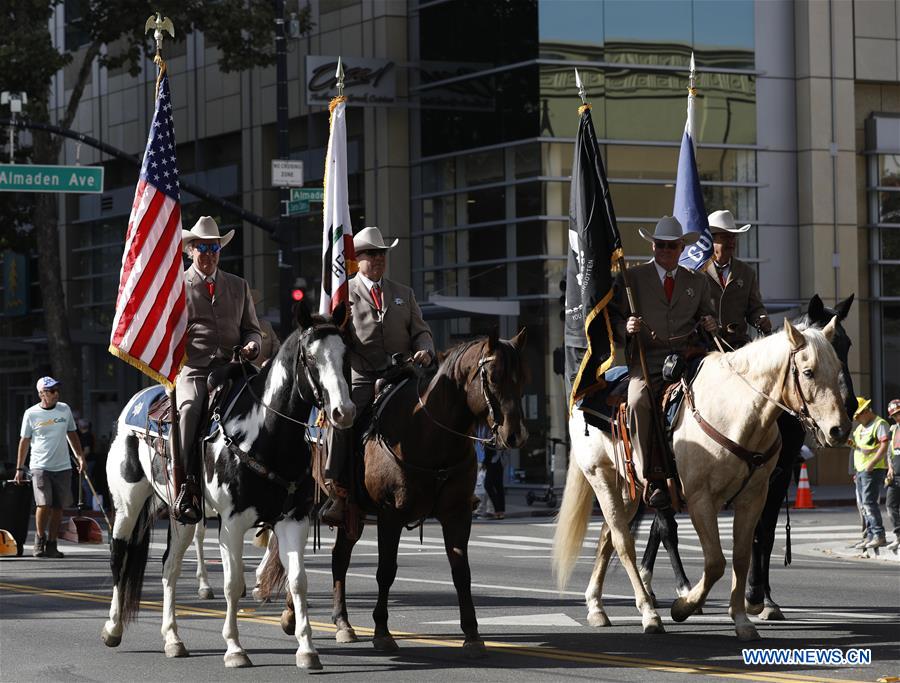 U.S.-SAN JOSE-VETERANS DAY-PARADE