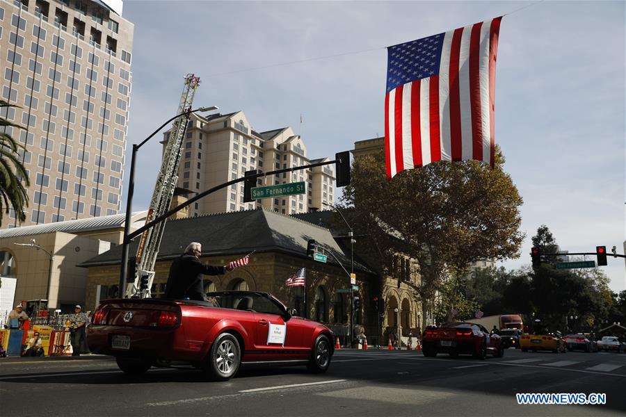 U.S.-SAN JOSE-VETERANS DAY-PARADE