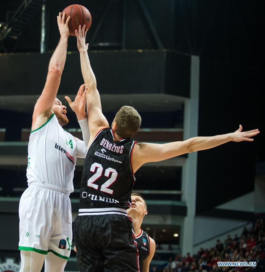 (SP)LITHUANIA-VILNIUS-BASKETBALL-EUROCUP-RYTAS VILNIUS VS LIMOGES CSP