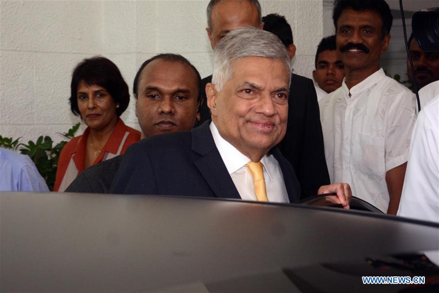 SRI LANKA-COLOMBO-PM-RESIGNATION