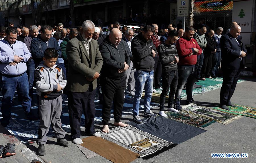 MIDEAST-NABLUS-FRIDAY PRAYER