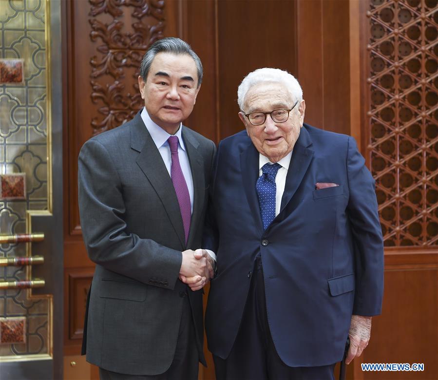 Wang Yi meets with Kissinger in Beijing Xinhua English.news.cn