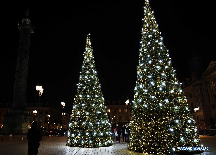 FRANCE-PARIS-CHRISTMAS DECORATIONS