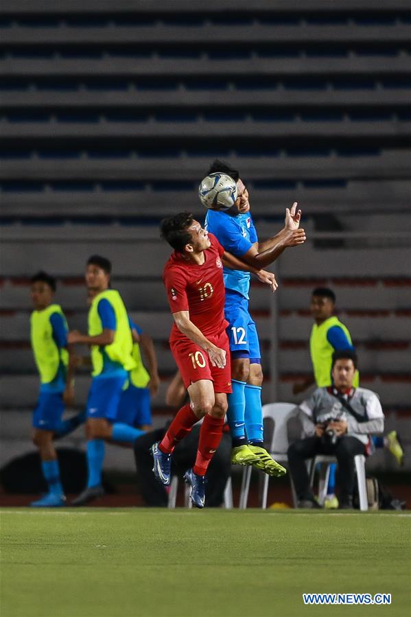 (SP)PHILIPPINES-MANILA-SEA GAMES-SOCCER-SINGAPORE VS INDONESIA