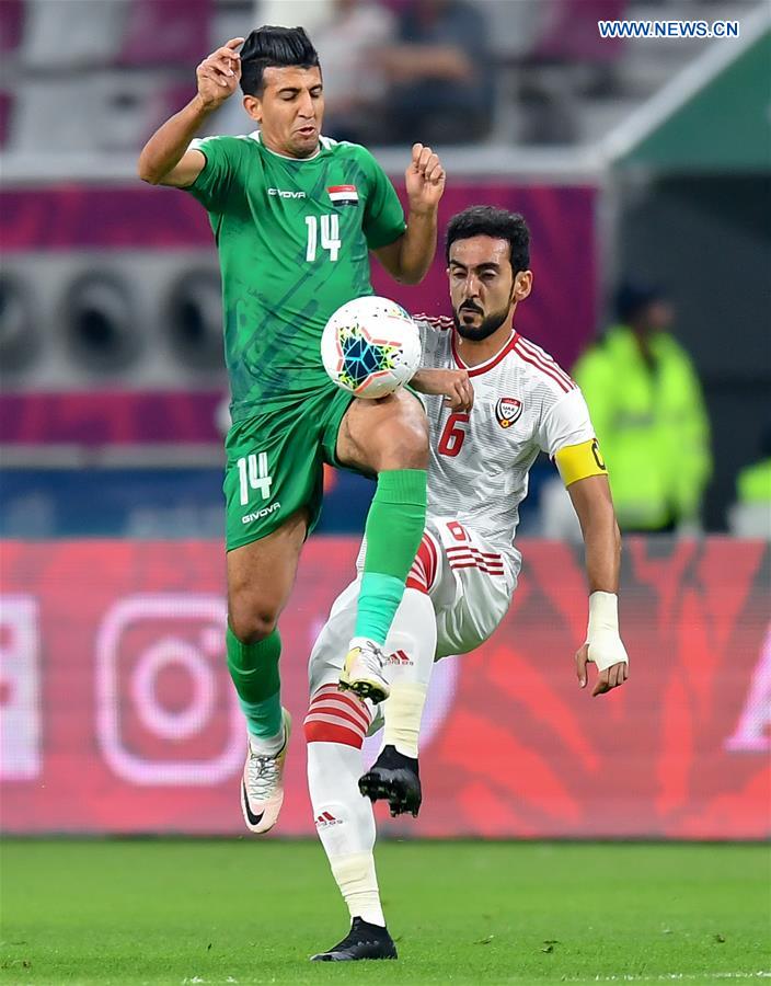 (SP)QATAR-DOHA-FOOTBALL-ARABIAN GULF CUP-IRAQ VS UAE