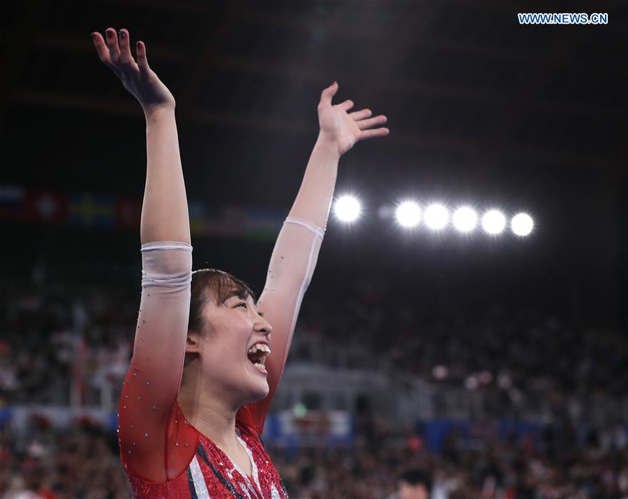 (SP)JAPAN-TOKYO-TRAMPOLINE-WORLD CHAMPIONSHIPS-WOMEN'S TRAMPOLINE INDIVIDUAL FINAL