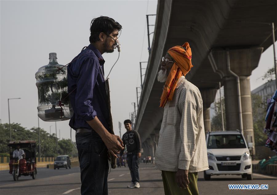 INDIA-DELHI-AIR POLLUTION-AWARENESS