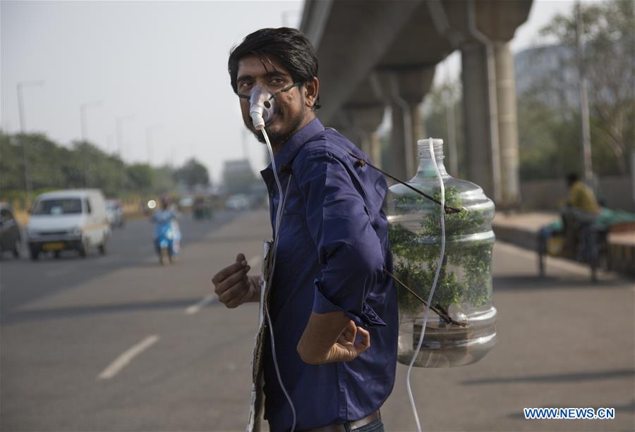 INDIA-DELHI-AIR POLLUTION-AWARENESS