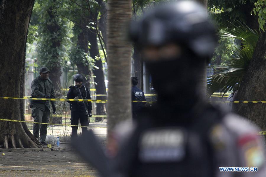 INDONESIA-JAKARTA-SMOKE GRENADE-EXPLOSION