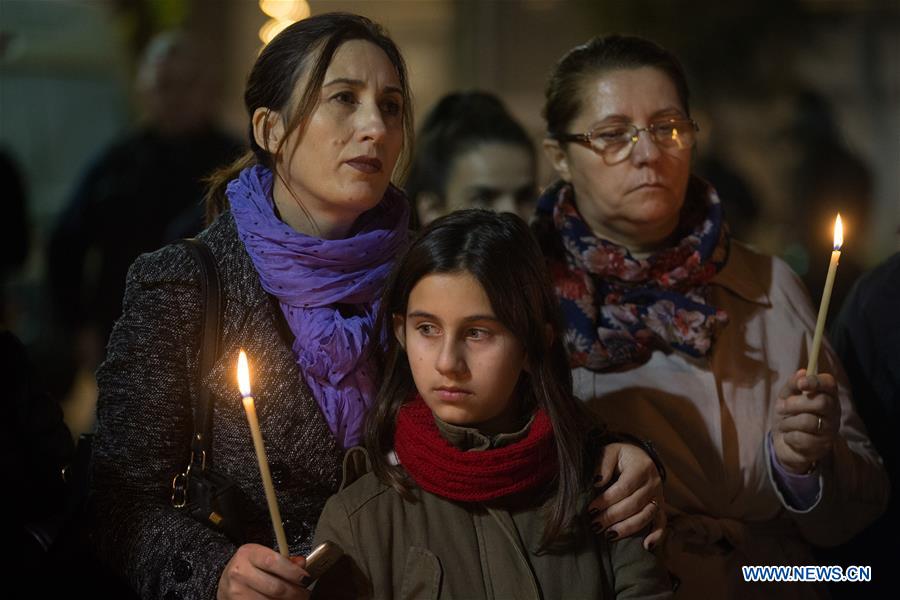 GREECE-ATHENS-ALBANIA-EARTHQUAKE-TRIBUTE