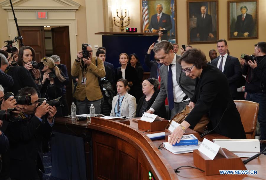 U.S.-WASHINGTON D.C.-HOUSE-JUDICIARY COMMITTEE-HEARING-IMPEACHMENT INQUIRY-TRUMP