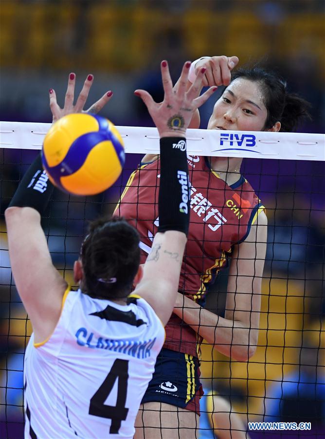 (SP)CHINA-SHAOXING-VOLLEYBALL-WOMEN'S CLUB WORLD CHAMPIONSHIP (CN)