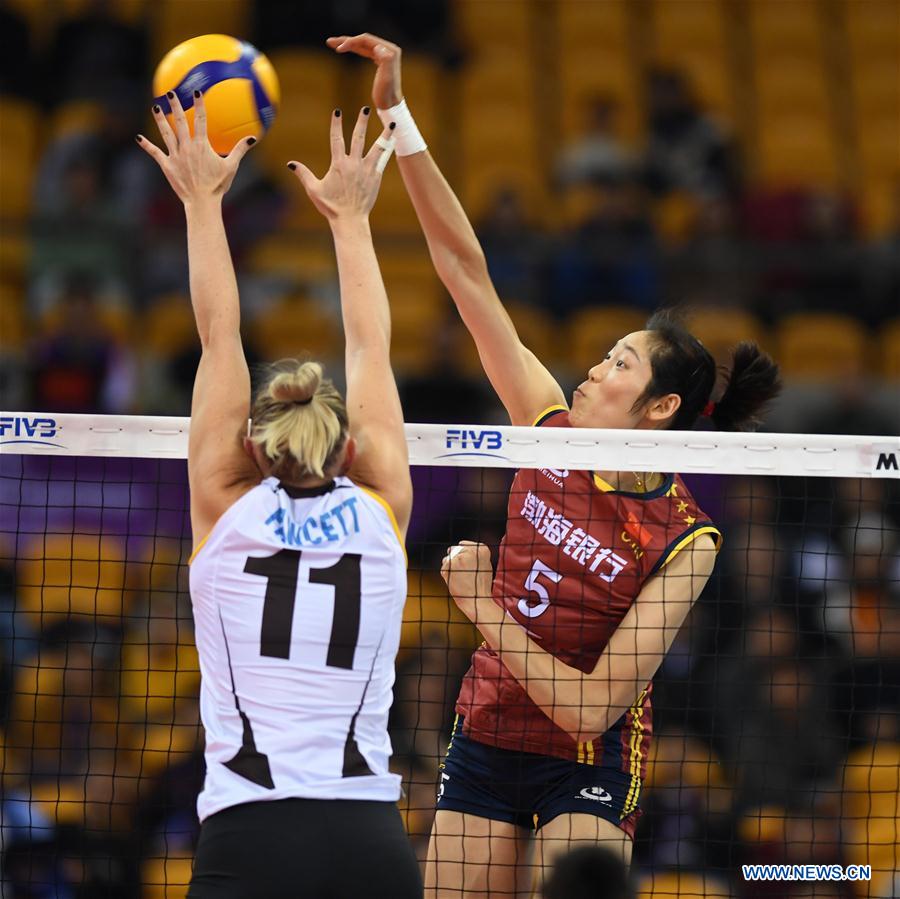 (SP)CHINA-SHAOXING-VOLLEYBALL-WOMEN'S CLUB WORLD CHAMPIONSHIP (CN)