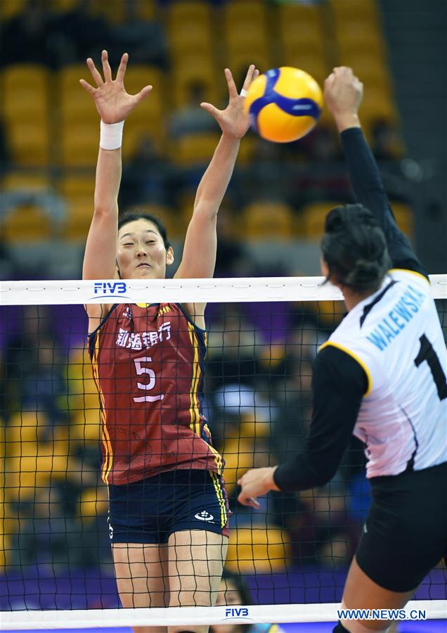 (SP)CHINA-SHAOXING-VOLLEYBALL-WOMEN'S CLUB WORLD CHAMPIONSHIP (CN)